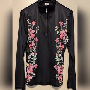 Daily Sports Shirt Golf  Pickball Athletic Long Sleeve 1/4 Pullover Woman's M